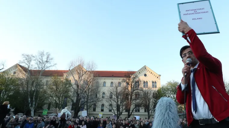 U svibnju novi prosvjed protiv dodjele počasnog doktorata Bandiću