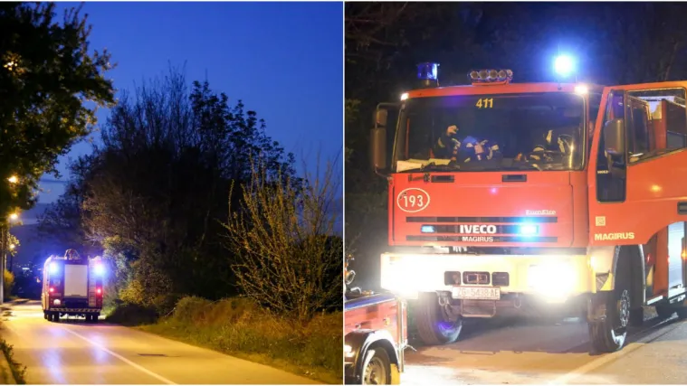 Vatrogasci ugasili požar u blizini zagrebačkog Jaku&scaron;evca: Gorio glomazni otpad