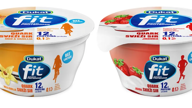 Dukat predstavio novitete u liniji Dukat Fit