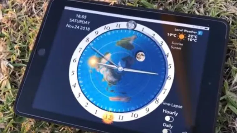 Ravnozemlja&scaron;i smislili novu aplikaciju za mobitele: 'Pratite kako se Sunce giba oko lica Zemlje'