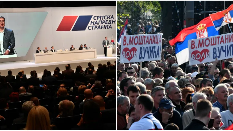 Demonstracija moći Aleksandra Vučića: 'Neće fa&scaron;ist i tajkuni maltretirati cijelu Srbiju!'