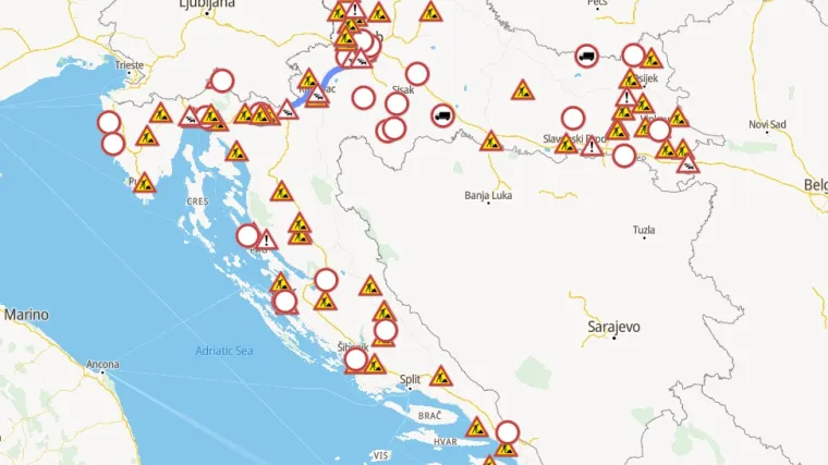 Na zagrebačkoj obilaznici kolona oko 13 kilometara