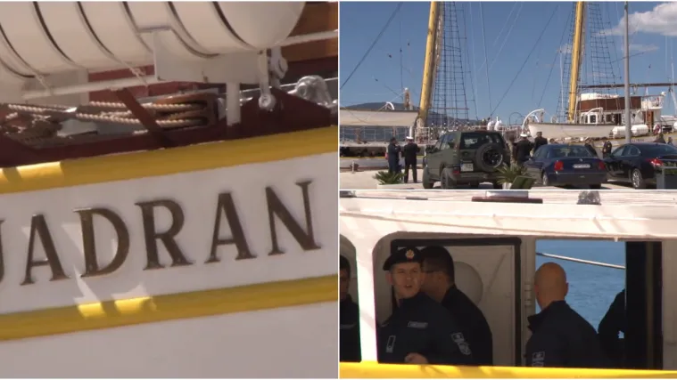 Na &scaron;kolskom brodu 'Jadran' otkriveno između 50 i 60 kilograma kokaina: Uhićena jedna osoba