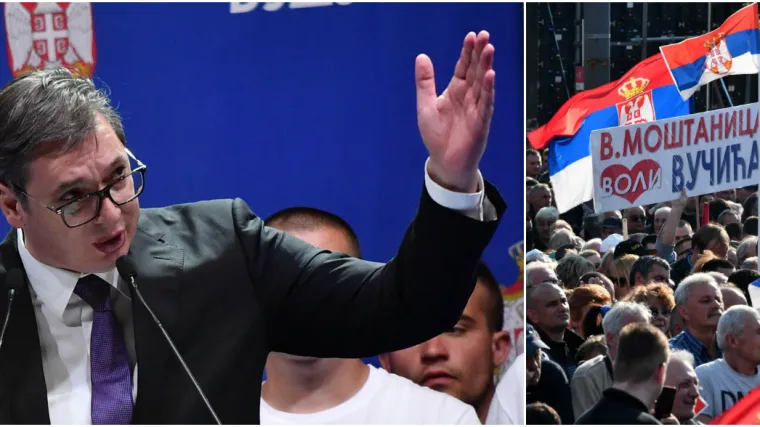 Vučić oporbi 'pokazao mi&scaron;iće': 'On je fenomenalan čovjek, jedan od najboljih na svijetu!'