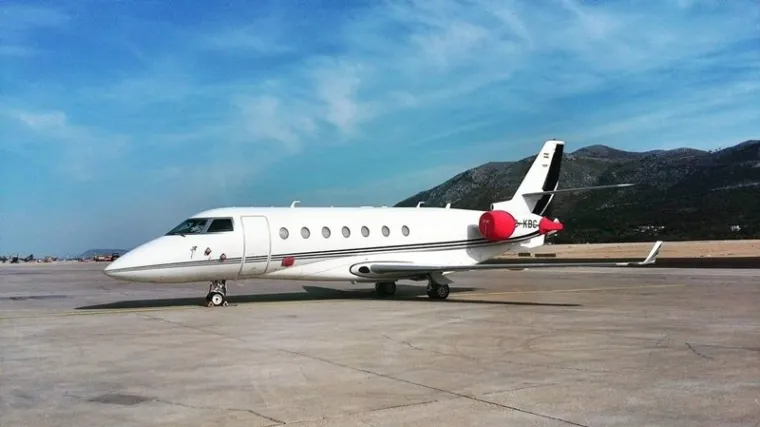 Pogledajte Ronaldov avion vrijedan 32 milijuna eura na dubrovačkom aerodromu