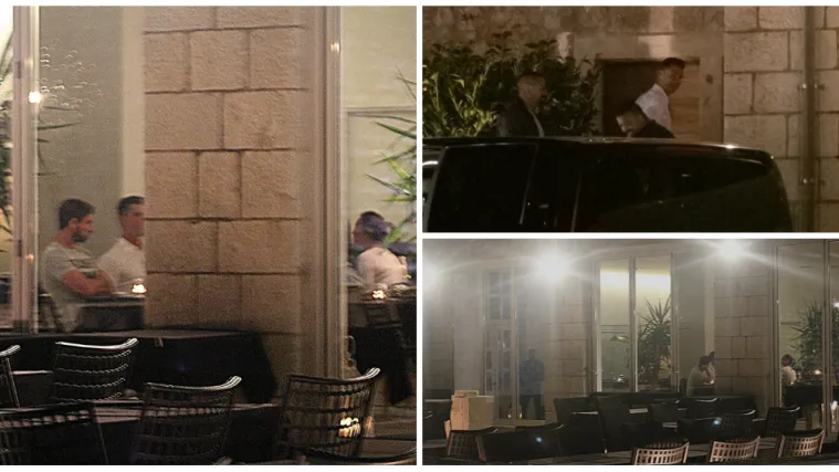VIDEO Ronaldo i Georgina 'zaključali' restoran: Pod jakim osiguranjem uživali u japanskim specijalitetima