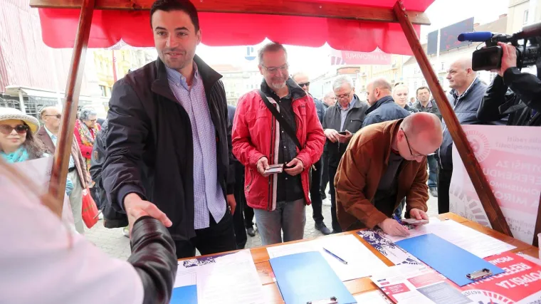 Bernardić podržao inicijativu '67 je previ&scaron;e': 'Nedopustivo je raditi duže i imati manju mirovinu'
