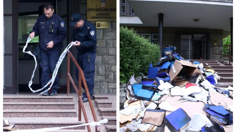 Zamjenica ravnatelja: 'Gorjelo je u HZJZ-u i Imunolo&scaron;kom, jo&scaron; uvijek se poku&scaron;ava spasiti arhiva i registri'