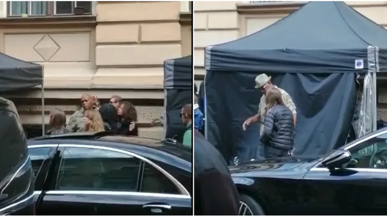 VIDEO Megazvijezda Samuel L. Jackson Salma Hayek 'uhvaćeni' u Zagrebu na snimanju filma