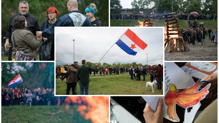 Slavlje obljetnice oslobođenja Zagreba: Vijorila se zastava s crvenom zvijezdom petokrakom!