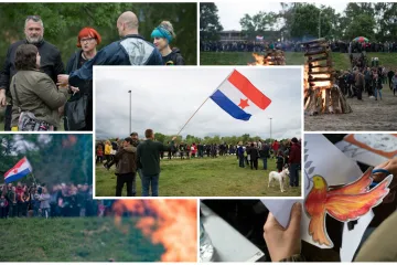Slavlje obljetnice oslobođenja Zagreba: Vijorila se zastava s crvenom zvijezdom petokrakom!