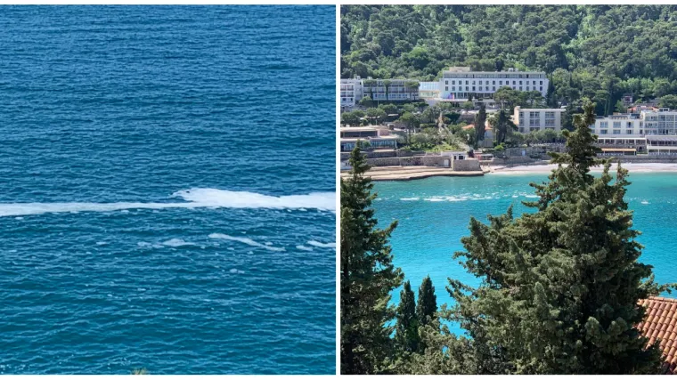 VIDEO Kakve su to sluzave nakupine u moru kod Dubrovnika? Nisu uobičajeno bijele boje...