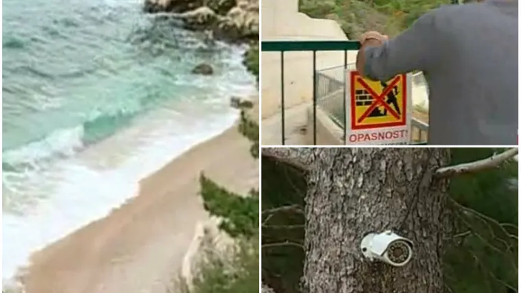 Izgradio betonske stepenice, stavio ogradu i video nadzor