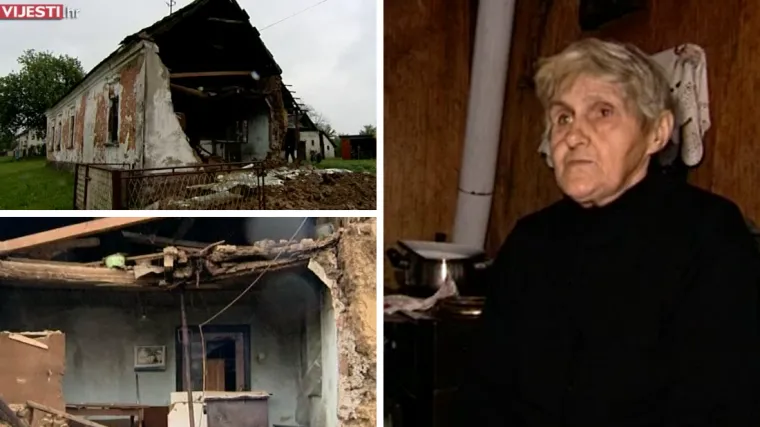 Milkici (65) i njezinu bolesnom sinu vjetar otpuhao zid tro&scaron;ne kuće: 'Kao da je pukla bomba!'