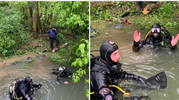 VIDEO Velika tragedija kod Karlovca: U slijetanju automobila u rijeku Kupu poginuo vozač