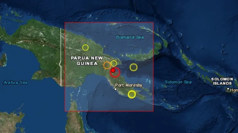 Jačina potresa 7.5 stupnja po Richteru