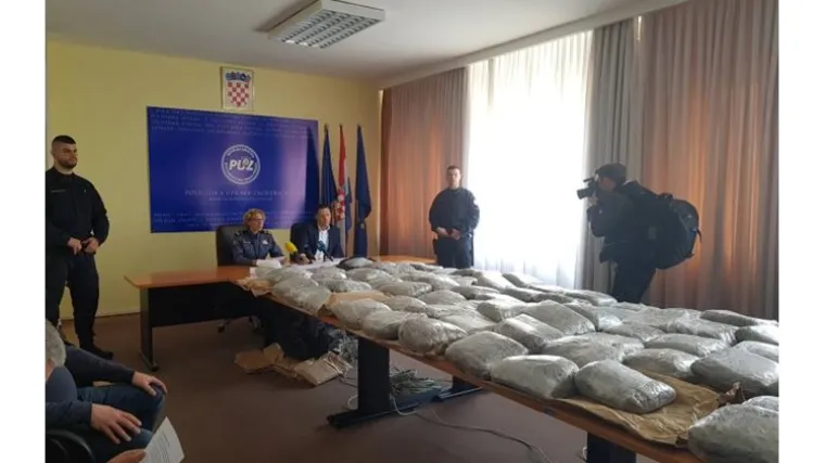 Policija zaplijenila 108 kg marihuane i vi&scaron;e od 500 g kokaina