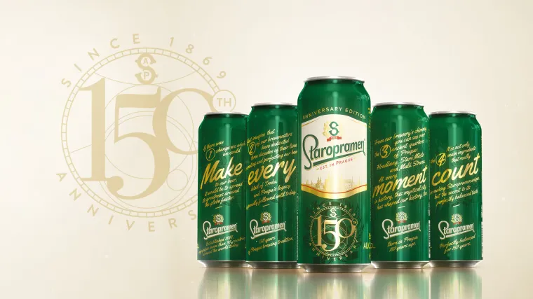 150 godina Staropramena na limitiranom izdanju jubilarnih limenki