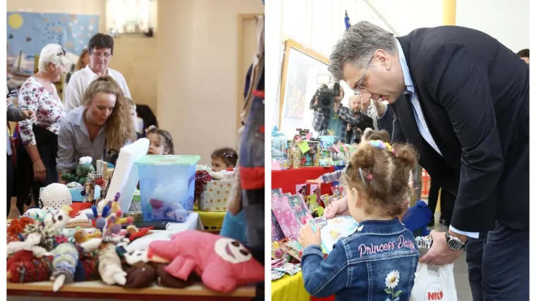 Igra nikad ne umara: Festivalu igračaka nije odolio ni premijer koji se pojavio u dru&scaron;tvu kćerkice