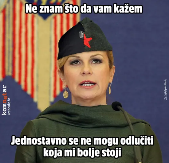 Dva lica predsjednice