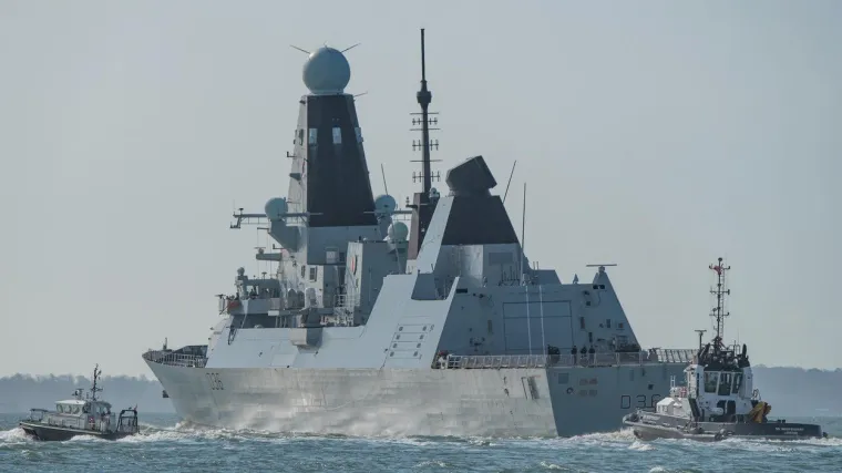 Zapovjedni brod, fregate i razarač britanska Kraljevske mornarice