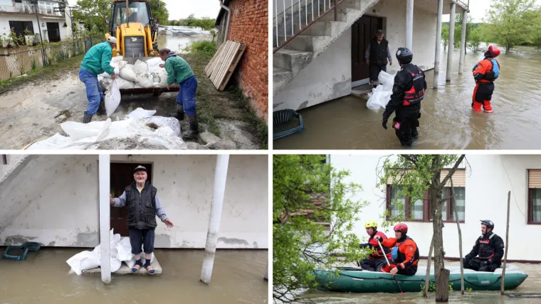 Izvanredno stanje kod Karlovca: Korana i Kupa rastu, poplavljene su kuće, u pomoć dolazi i vojska