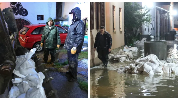 Padaju vodostaji Korane, Kupe i Une: 'Dežuramo, ali građani ovu noć mogu biti mirni'