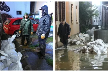 Padaju vodostaji Korane, Kupe i Une: 'Dežuramo, ali građani ovu noć mogu biti mirni'