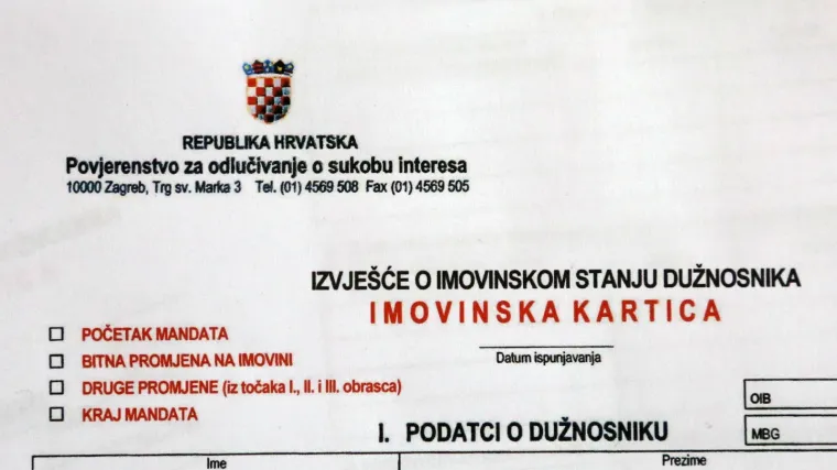 I suci i državni odvjetnici moraju priložiti svoje imovinske kartice- evo gdje ih možete pogledati