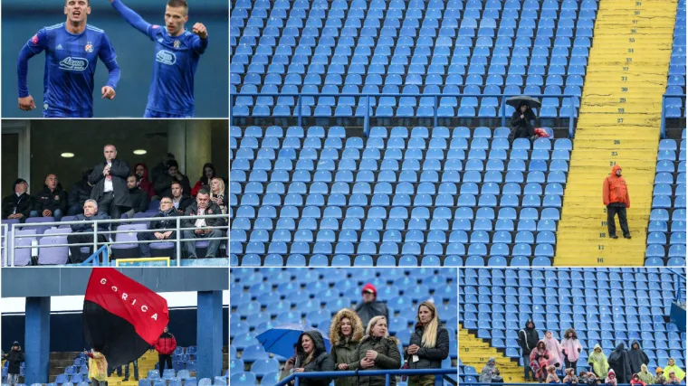 Modri slavili na ki&scaron;nom i praznom Maksimiru