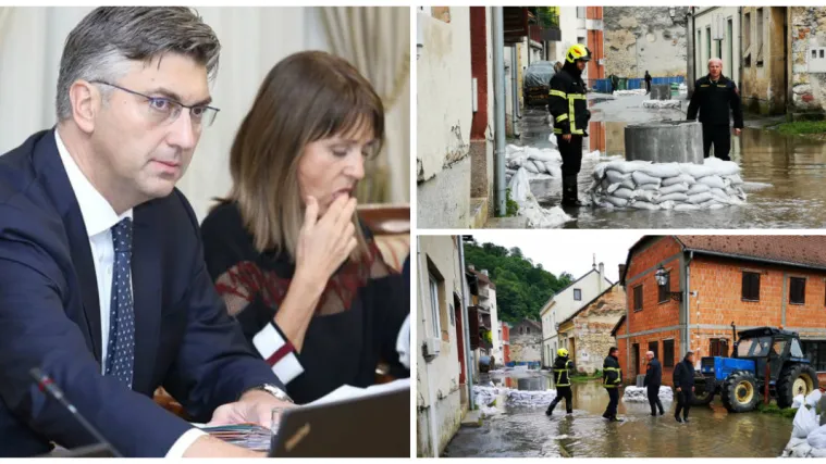 Plenković: 'Sustav obrane od poplava je jako dobro funkcionirao'
