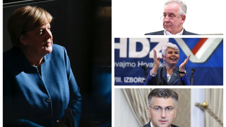 Merkel u HDZ-ovim kampanjama: Zdu&scaron;no podupirala Sanadera, Kosor, a sada i Plenkovića