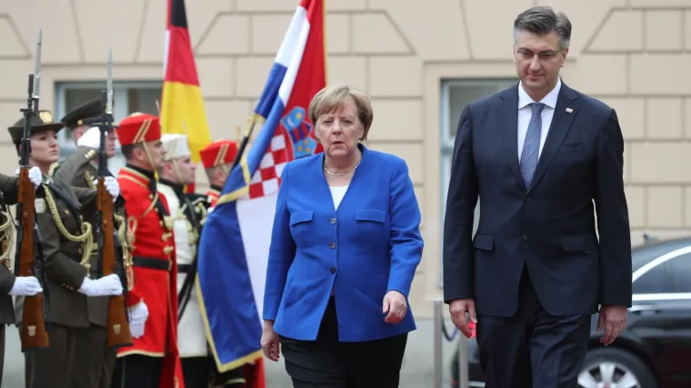 Merkel stigla u Zagreb: 'Postoje struje koje preziru na&scaron;e vrijednosti i žele uru&scaron;iti EU'