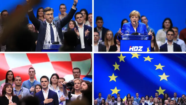 Plenković se hvalio snagom HDZ-a. Merkel: 'Nacionalizam je protivnik koji želi uni&scaron;titi Europu!'