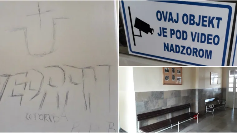U čekaonici željezničkog kolodvora osvanuo usta&scaron;ki simbol: 'To treba kazniti da taj zauvijek zapamti'