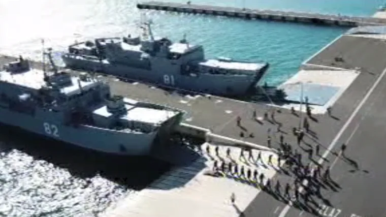 Druga faza velike vježbe: Albanski i kosovski vojnici iskrcali se u zadarsku Gaženicu