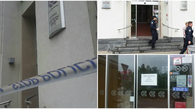 Razbojnik opljačkao banku: 'Bio je potpuno u crnom s maskom na glavi, preskočio pult i izvadio pi&scaron;tolj'