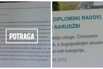 Potraga snimila kupovinu radova: Seminar za 400 kuna, diplomski rad za dvije tisuće!