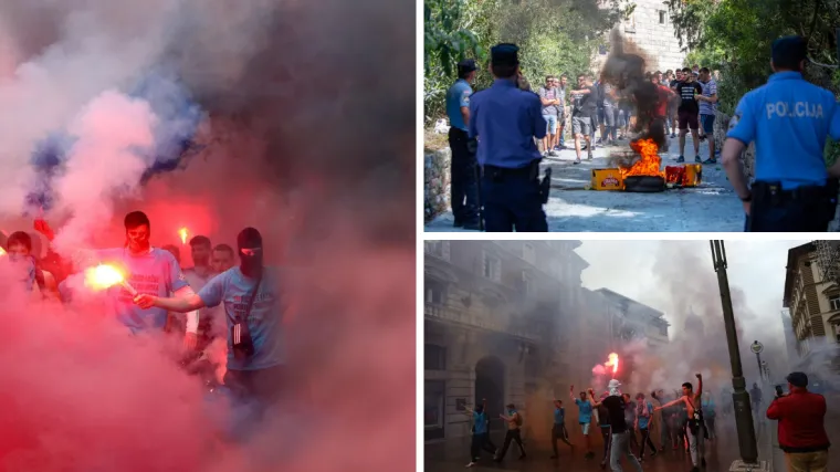 Sramotne scene: Riječki maturanti uzvikivali: 'Za dom spremni', u Zagrebu devet privedenih