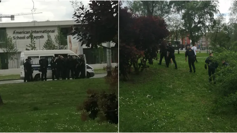 FOTO Drama na Bundeku! Uspaničeni maturant dao se u bijeg, policija mislila da u ruci ima pi&scaron;tolj?!