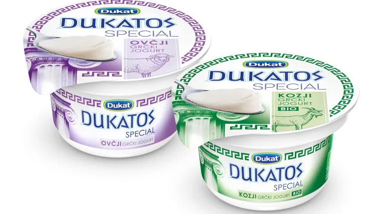 Dukat predstavio DUKATOS SPECIAL &ndash; liniju autentičnih grčkih jogurta od ovčjeg i BIO kozjeg mlijeka