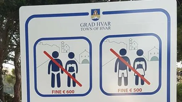 Po uzoru na Hvar: Drastične kazne za golotinju, jelo i piće na javnim povr&scaron;inama...