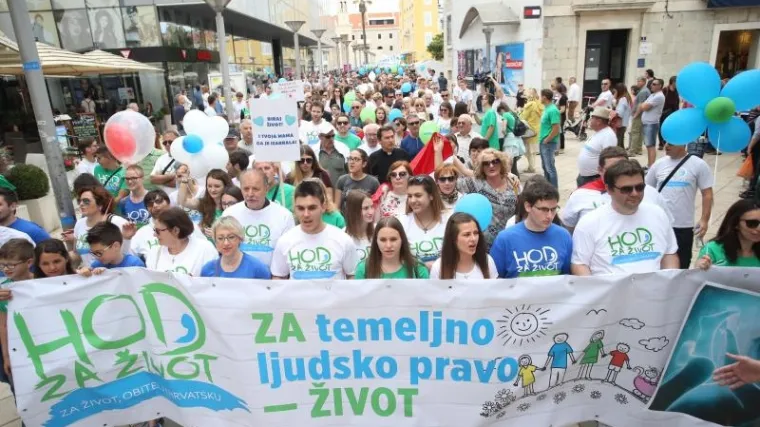 Zbog Hoda za život u subotu obustavljen promet u centru Zagreba