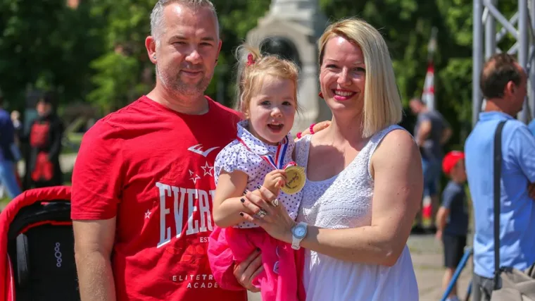 Zlatna medalja za malu lavicu: 'Luka veselo i uporno vježba uz djecu'