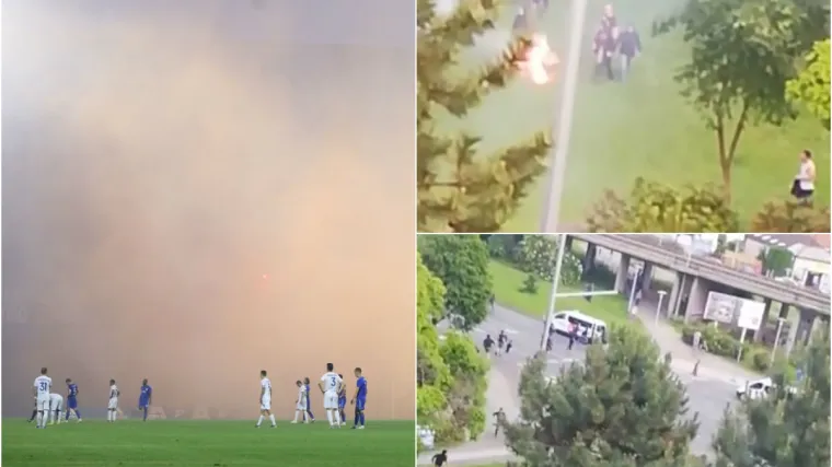 Vatreno je bilo i na tribinama