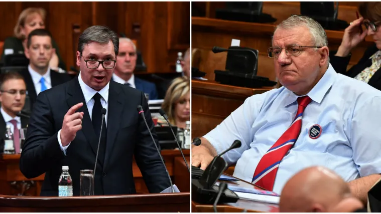 VIDEO &Scaron;e&scaron;eljev vozač palicom nasrnuo na zastupnika! Vučić: 'Dolaze te&scaron;ka vremena'