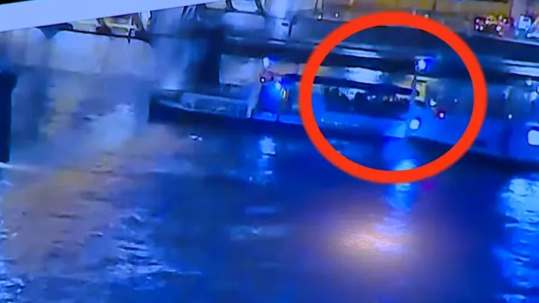 Nova snimka katastrofe na Dunavu! Nabujala rijeka progutala brodicu u nekoliko sekundi