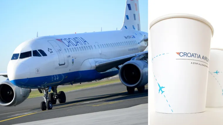 Croatia Airlines uvođenjem papirnatih ča&scaron;a na letovima nastavlja trajnu opredijeljenost održivom razvoju