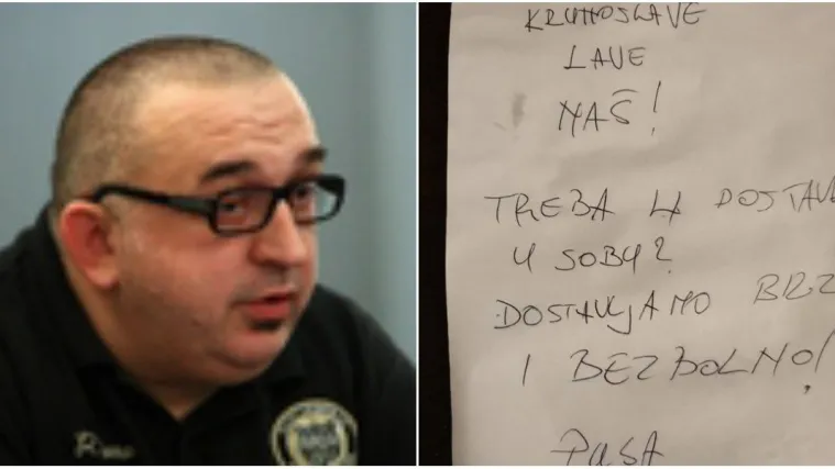 FOTO Zbog prijetnji smrću oti&scaron;ao iz RH - Prona&scaron;li su ga! 'Ostavili su poruku da dostavljaju brzo i bezbolno'