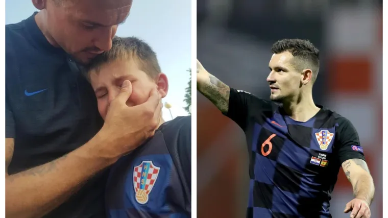 Lovren dao dres gluhonijemoj ženi, a njezin sin plakao od sreće: 'Osjećao sam tugu i radost'